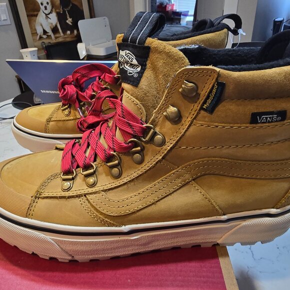 VANS Sk8-Hi DR MTE-2 Waterproof Hiking Boots TAN SIZE 8 MENS WOMENS 9.5 NEW - Picture 2 of 13